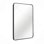 Metal Framed Rectangular Bathrrom Mirror For Wall
