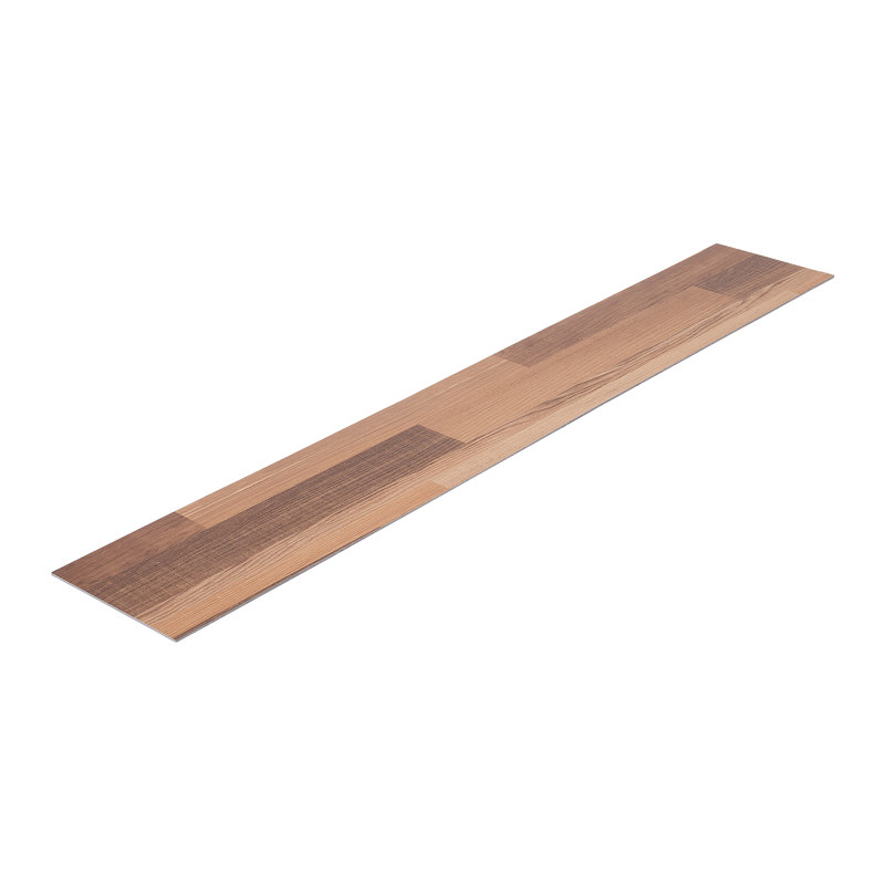 36pc Self-adhesive Wood Grain PVC Floor Tiles, Brown/Dark Brown