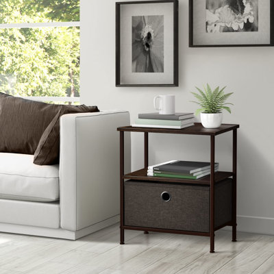 Table de bout avec rangement Jakaiden