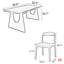 Table en bois massif Partap Simple-670345333