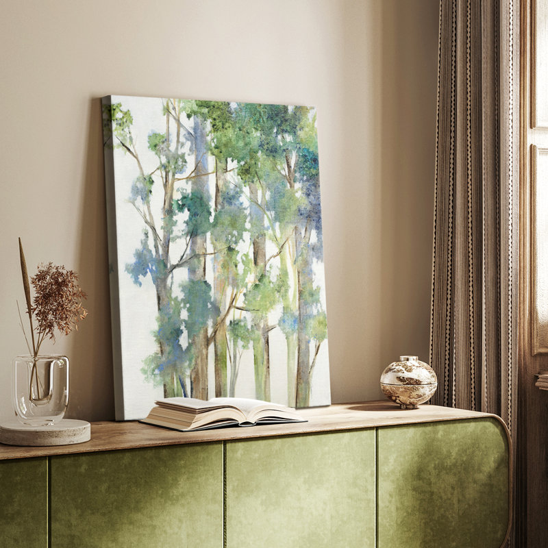 Vent dans les arbres - Cavas enveloppés de galerie, H 18 po x l 12 po
