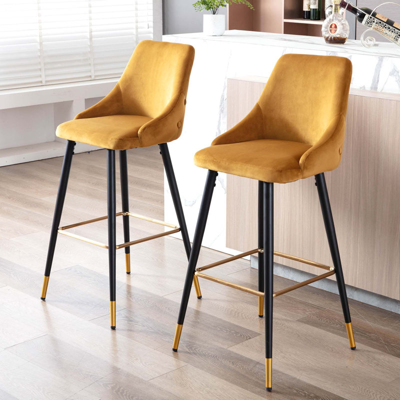 77cm Stool, Yellow