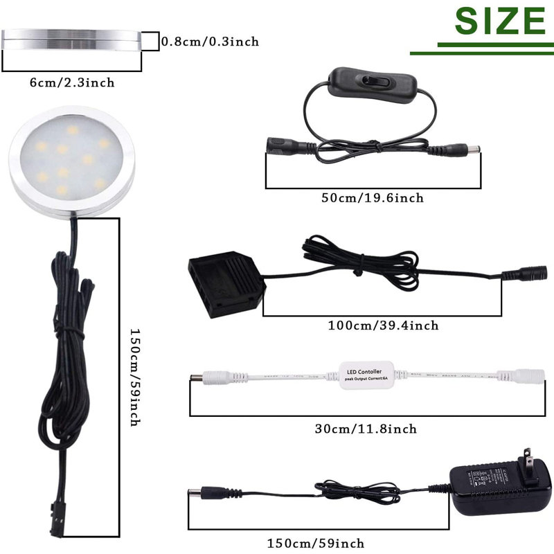 4 - Light Under Cabinet Puck Light