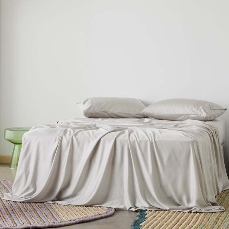 Signature Sateen Duvet Cover, Moon, California King Duvet Cover
