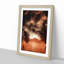 Palm Tree Sunset in Abstract - Picture Frame Graphic Art Print-55737669-55737676