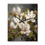 Horloge murale surdimensionnée blanche et verte Magnolias Magnolia Serenity-99631405