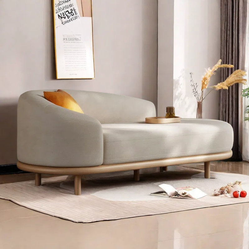 Chaise longue - confortable et magnifique, Blanc crémeux