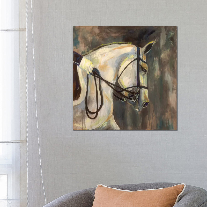 Dressage II 1 Piece Wrapped Canvas Painting, 66.04 cm H x 66.04 cm W
