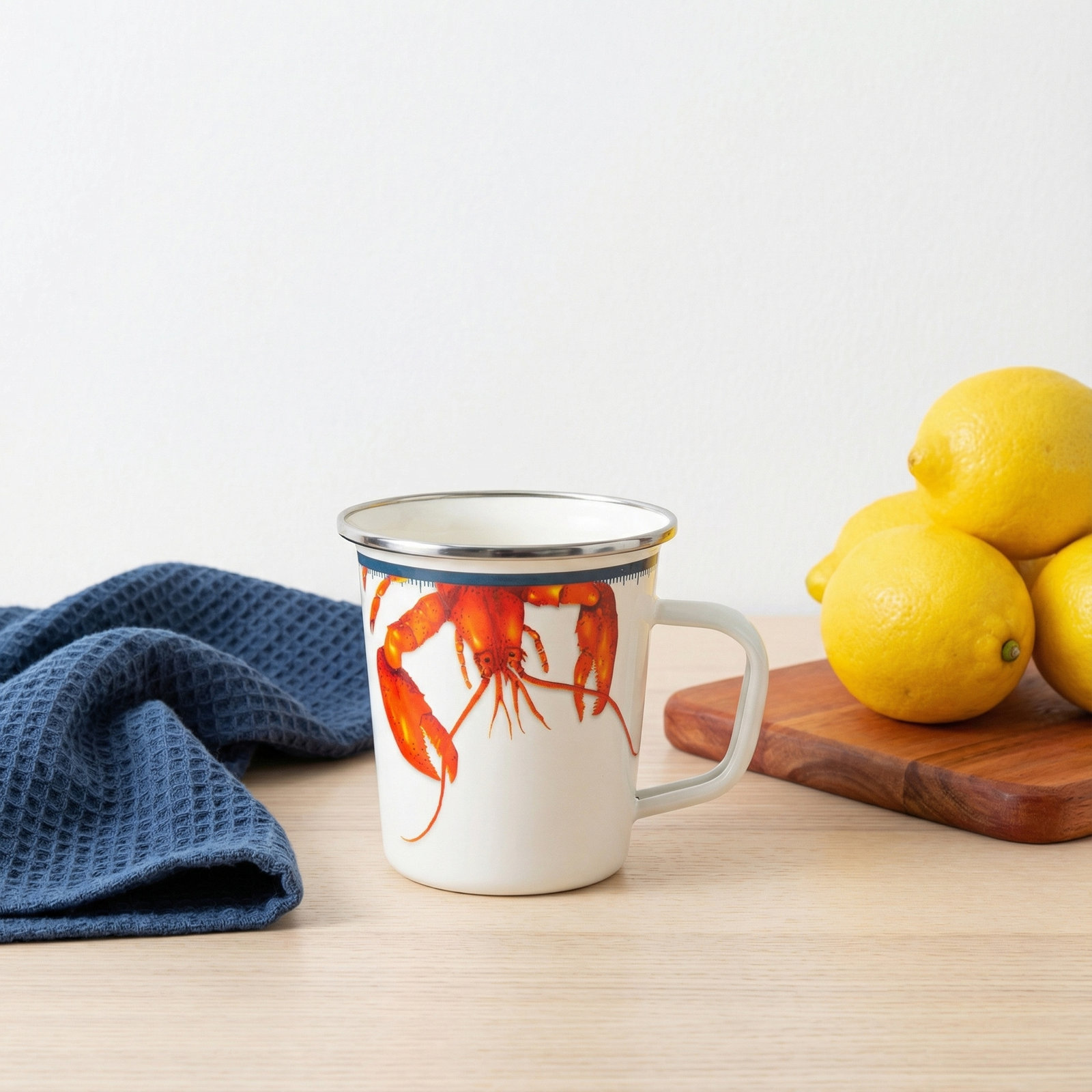 Lobster Enamelware Mug