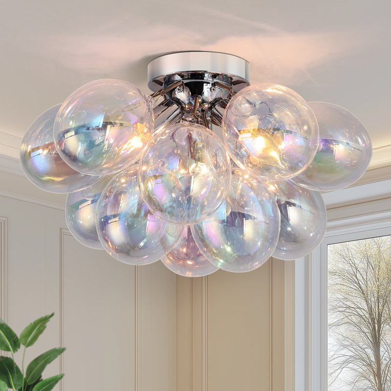 Luminaire semi-encastré Frachia, Chrome