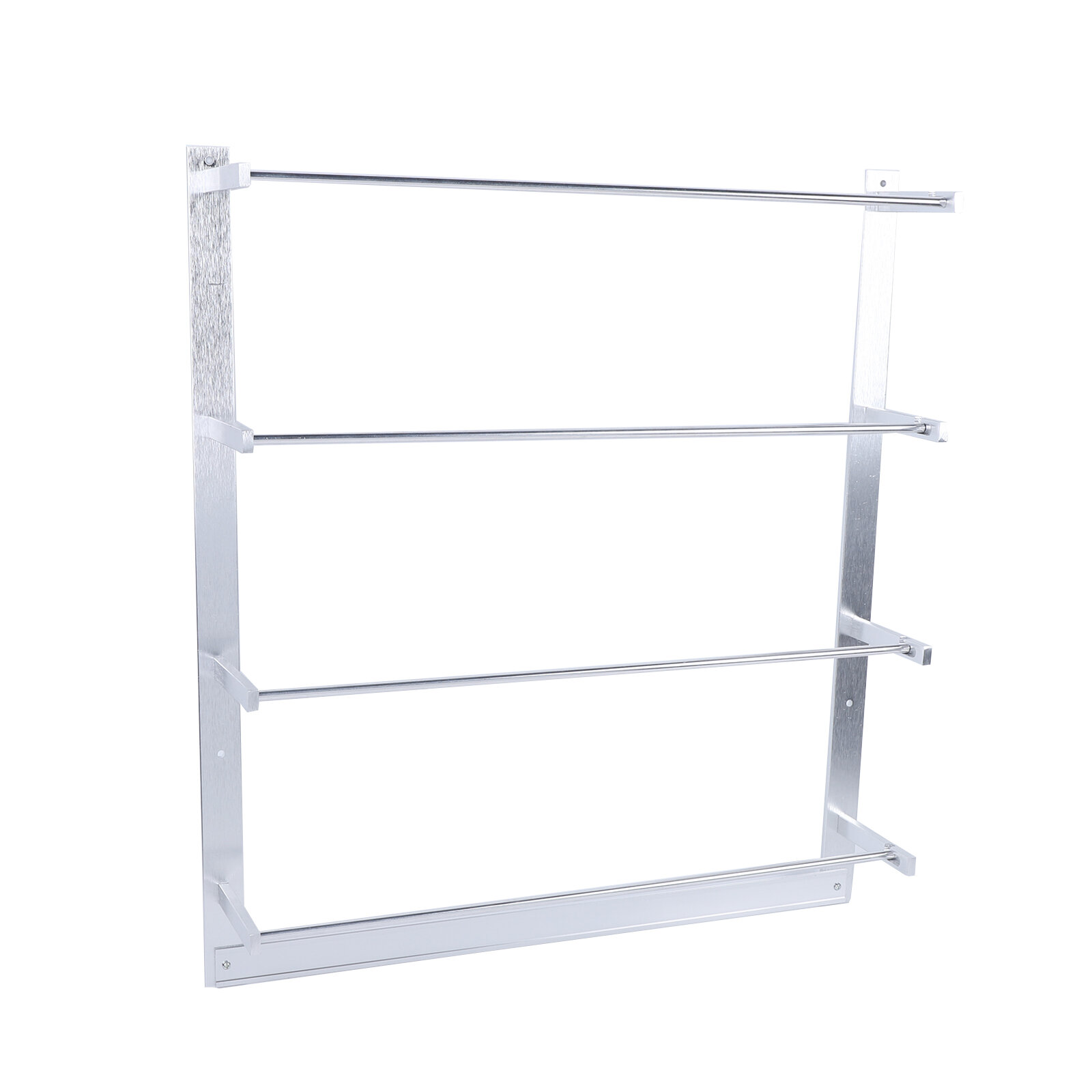 Mavelyn Bucket Rotating Display Rack, White Metal Retail Rack Including 24 Plastic Clear Bin Rebrilliant