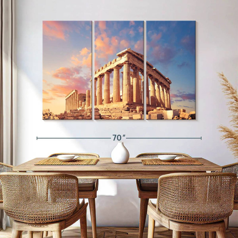 Aime Ancient Athens Acropolis, 42" H x 65" W