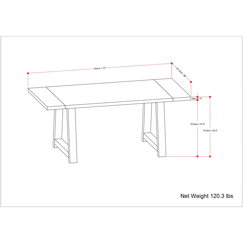 Table de salle à manger Whitley