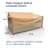 Jared Outdoor Patio Loveseat Cover-92313129