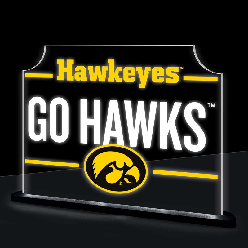 Décor à DEL rectangulaire de l'Université de l'Iowa