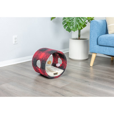 Condo pour chat en bois véritable