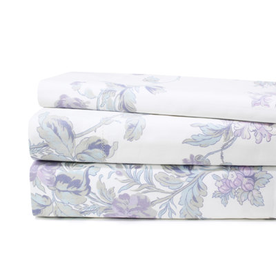 Classic Florals Percale Cotton Sheet Set