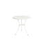 Ensemble bistro de patio 3 pièces en aluminium moulé - Table et chaises résistantes aux intempéries, coussin blanc pour des moments agréables à l'extérieur sous la rouille - Porche