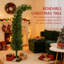 Arbre de Noël crayon, arbre de Noël artificiel pliable avec 400 branches