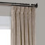 Rideaux en velours moelleux Matra pour chambre à coucher ‑ rideaux obscurcissants pour les fenêtres de salon, panneau simple-1630843107-1630843110
