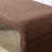 Dant Boucle Fabric Upholstered Bench Ottoman-1031431576