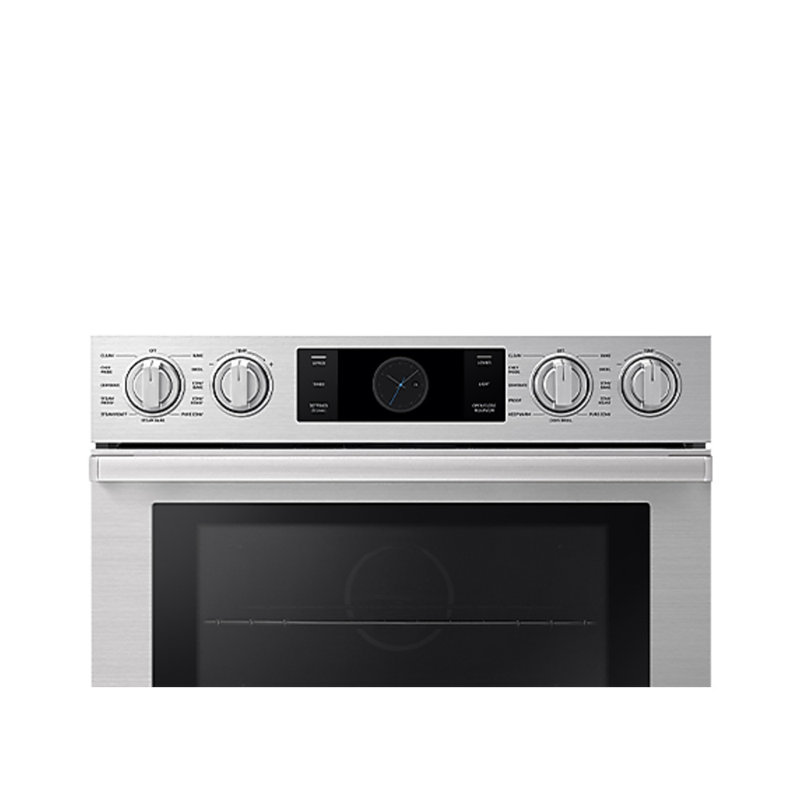 30" Double Wall Oven Steam, Silver