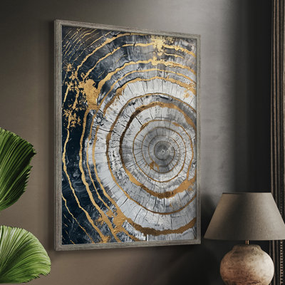 ABSTRACT Series CCLXV III, reproduction encadrée - bois massif