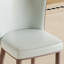 Chaises de salle à manger ergonomiques et modernes avec pieds robustes pour des sièges confortables dans la maison et le bureau (ensemble de 2)