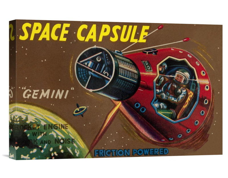 " Space Capsule Gemini " by Retrorocket