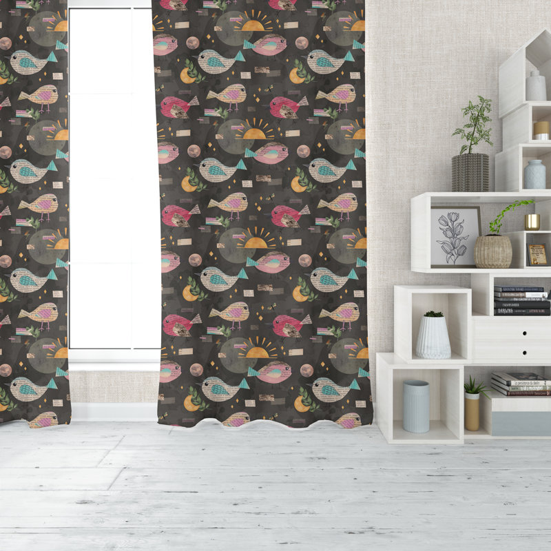 Joaquim Room Darkening Curtain Pair, 40" W x 61" L