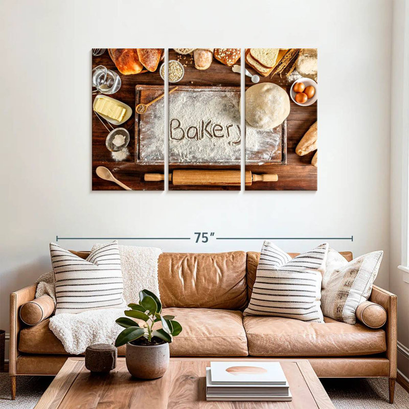 Bakery Baking, 36" H x 57" W