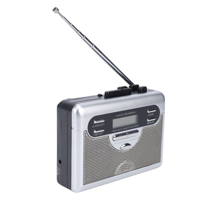 Electric Tabletop Clock in Stainless Steel