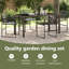 4 - Person Patio Dining Set Rectangular Table