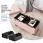 Banc repose-pieds en velours avec rangement amovible Nestl-132127320-132127326