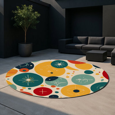 Tapis intérieur et extérieur Groovy Sway