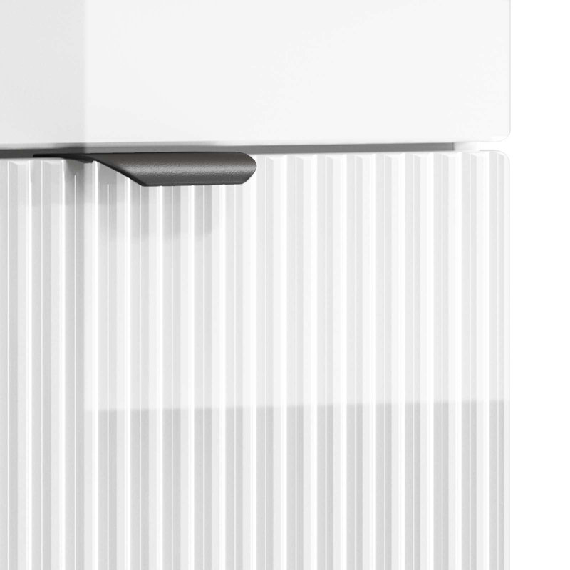54 mm Single Double Bathroom Vanity Base, High Gloss White