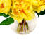 Peony Faux Floral Arrangement in Vase
