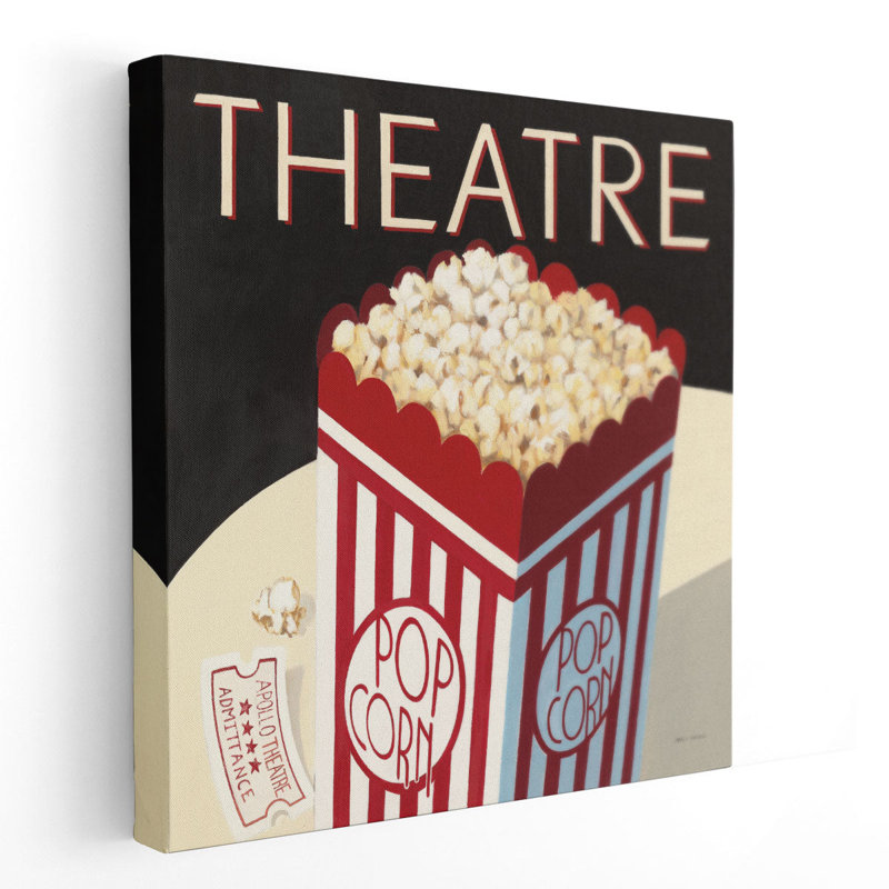 «Theatre», reproduction d'art sur toile, H 12 po x l 12 po