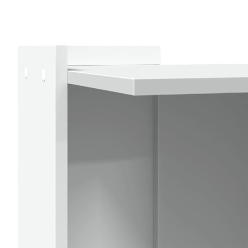 Engineered Wood Litter Box Enclosure, 51cm H x 42cm W x 42cm D, White