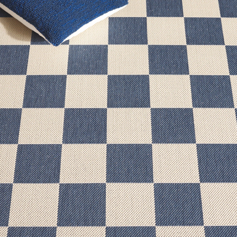 Adriany Performance Geometric Indoor/Outdoor Area Rug, Rectangle 6'7" x 8'7"