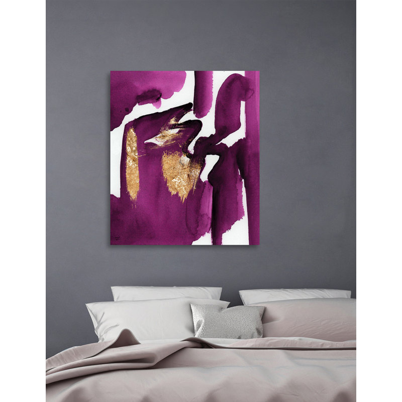 Magenta Life - reproduction sur toile, H 25 po x l 20 po x P 1,5 po