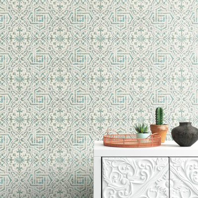 Allston Peel & Stick Geometric Roll