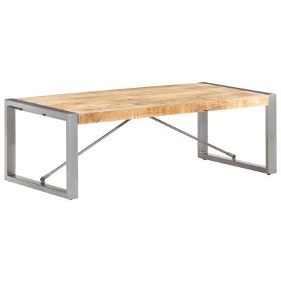 Nicole Coffee Table 120x60x40 cm Solid Wood
