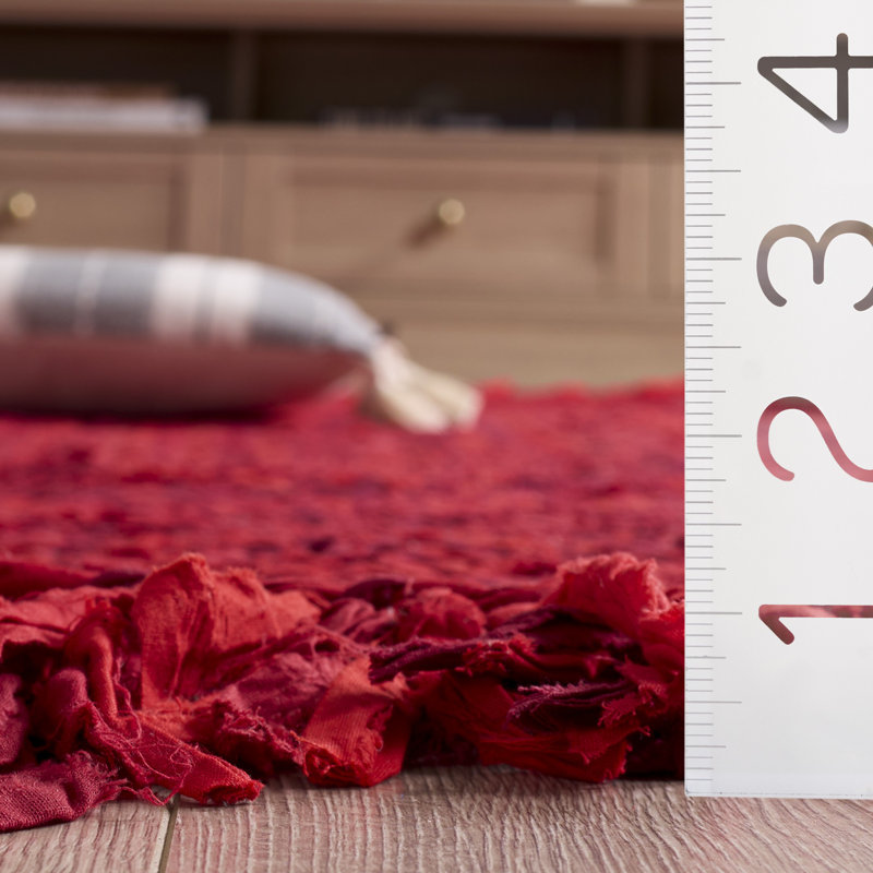 Brookes Hand Woven Cotton Rug, Round 6'