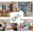 2pcs Stainless Steel Spring Slide Lock Door Latch Sliding Lock Keyless Door Bolt Slide Bolt Door Latch