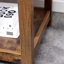 Table de bout à 2 niveaux avec tablettes de rangement-1738425210