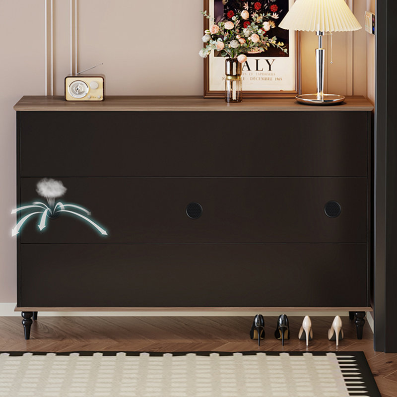 Grande armoire à chaussures tendance avec rangement, H 39,02 po x l 59,06 po x P 14,17 po
