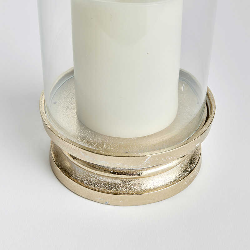 Florence Hurricane Candle Holder, 9.75" H x 6" W x 6" D
