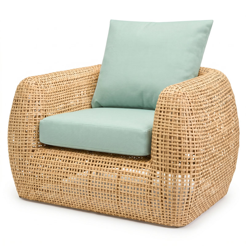 Sydney Sunbrella® Patio Lounge Chair, Canvas Spa