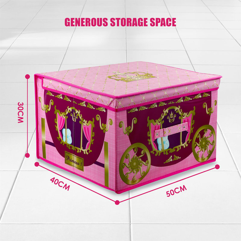 Large Storage Box Collapsible Folding Jumbo Chest Kids Room Toy Box